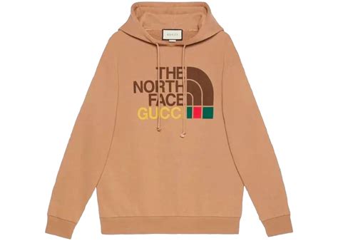 north face colaboracion gucci|gucci north face hoodie brown.